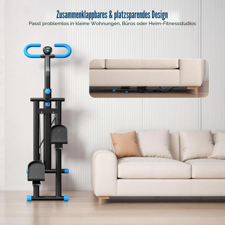 2025 Neuer Home-Fitness-Stepper, tragbarer Cross-Training-Stepper mit LCD-Bildschirm, einstellbare H