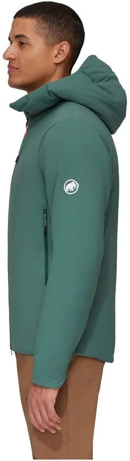 Mammut Herren Rime in Flex Hooded Jacket Men Daunenjacke (1er Pack) L dark jade, L dark jade