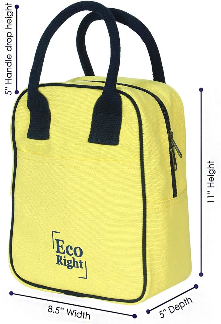Eco Right Lunch Tasche fur Damen und Herren Isoliertasche, Thermo Tasche, Faltbar Picknicktasche, Le