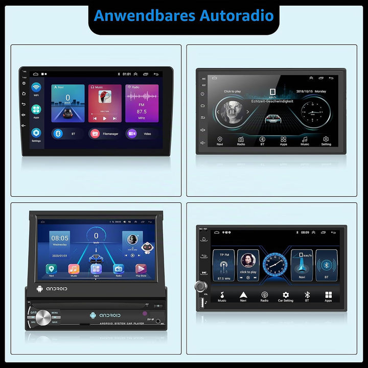 Rimoody DAB DAB+ Auto Empfänger Adapter DAB Antenne Digital für Autoradio Empfänger Adapter mit Ante
