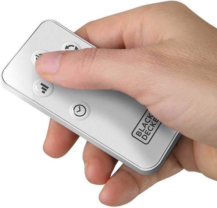 Black+Decker BXEFT49E Turmventilator, 45, Kunststoff, Mit Fernbedienung, 102 cm,