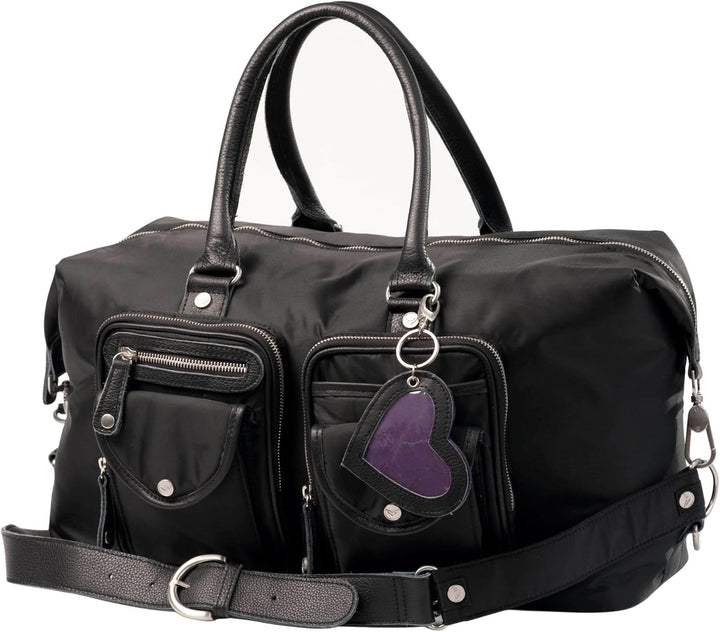 Petit Amour Designer Wickeltasche Set Leder Baby- Tasche Einheitsgrösse Schwarz, Einheitsgrösse Schw