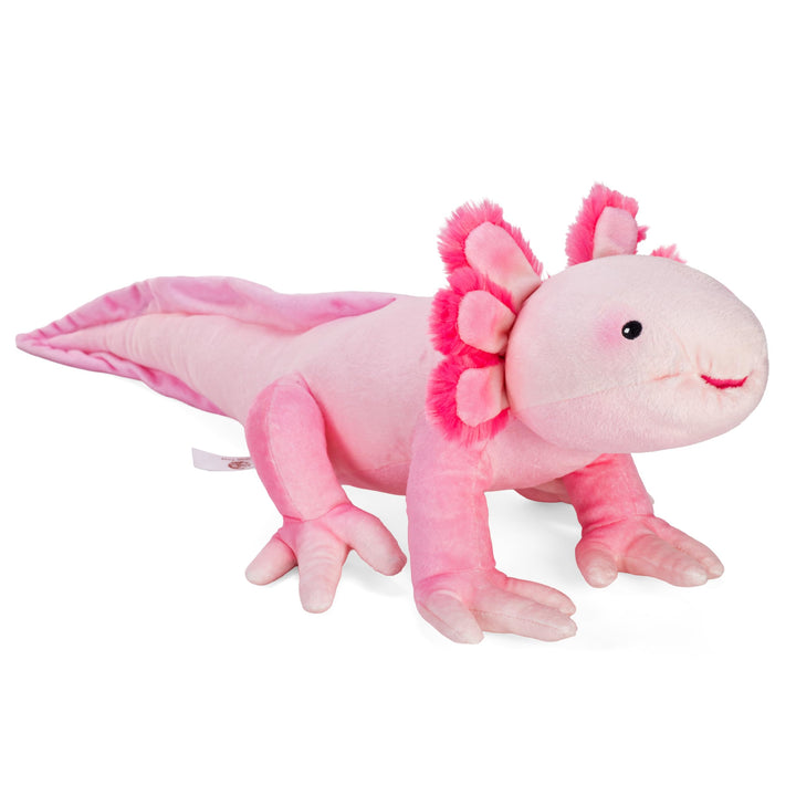 Wild Republic Cuddlekins Eco Axolotl, Plüschtier, 30 cm, Plüschspielzeug, umweltfreundlich