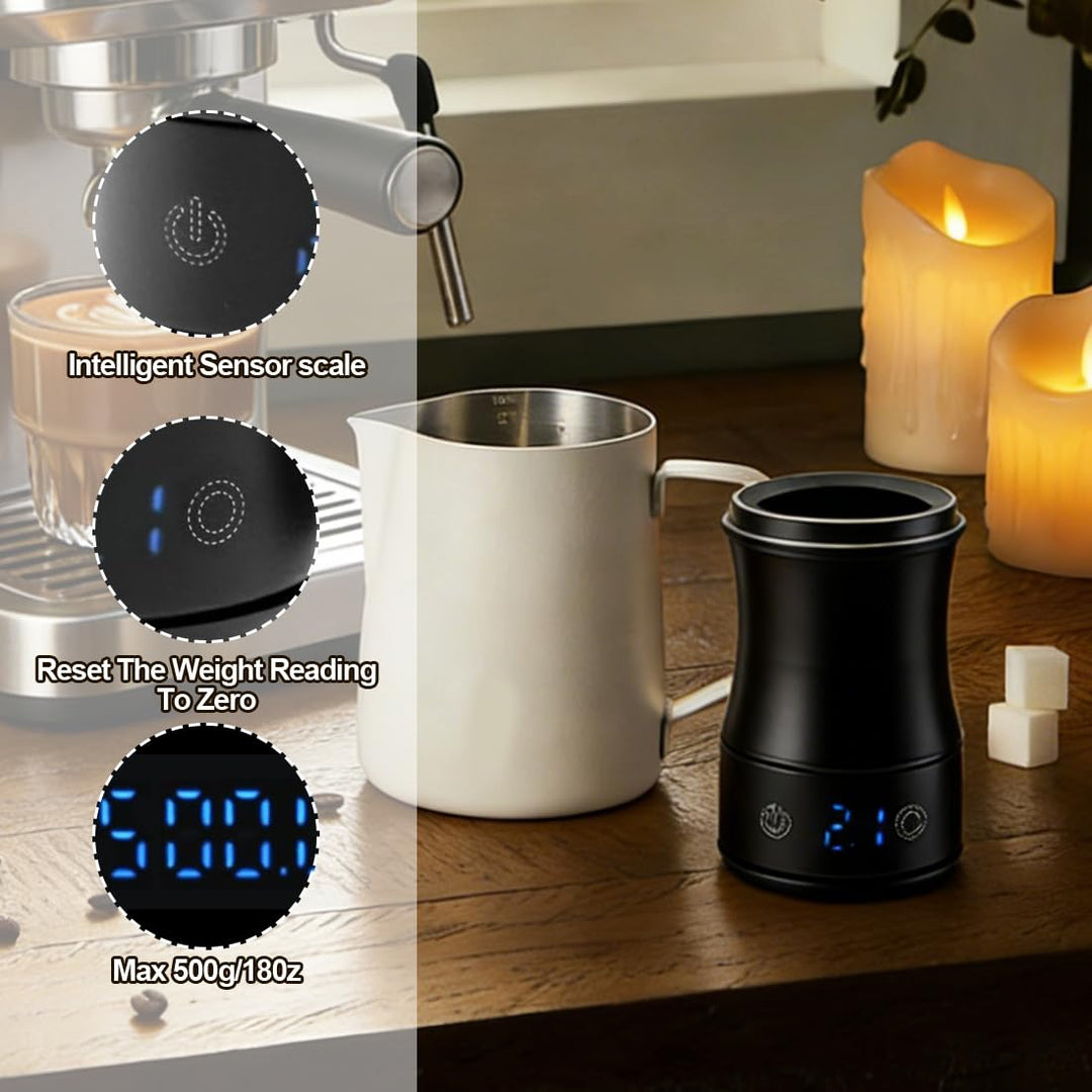 Mini-Kaffeewaage mit Timer, USB Wiederaufladbare Digital kaffeewaage, Multifunktionale Barista Waage
