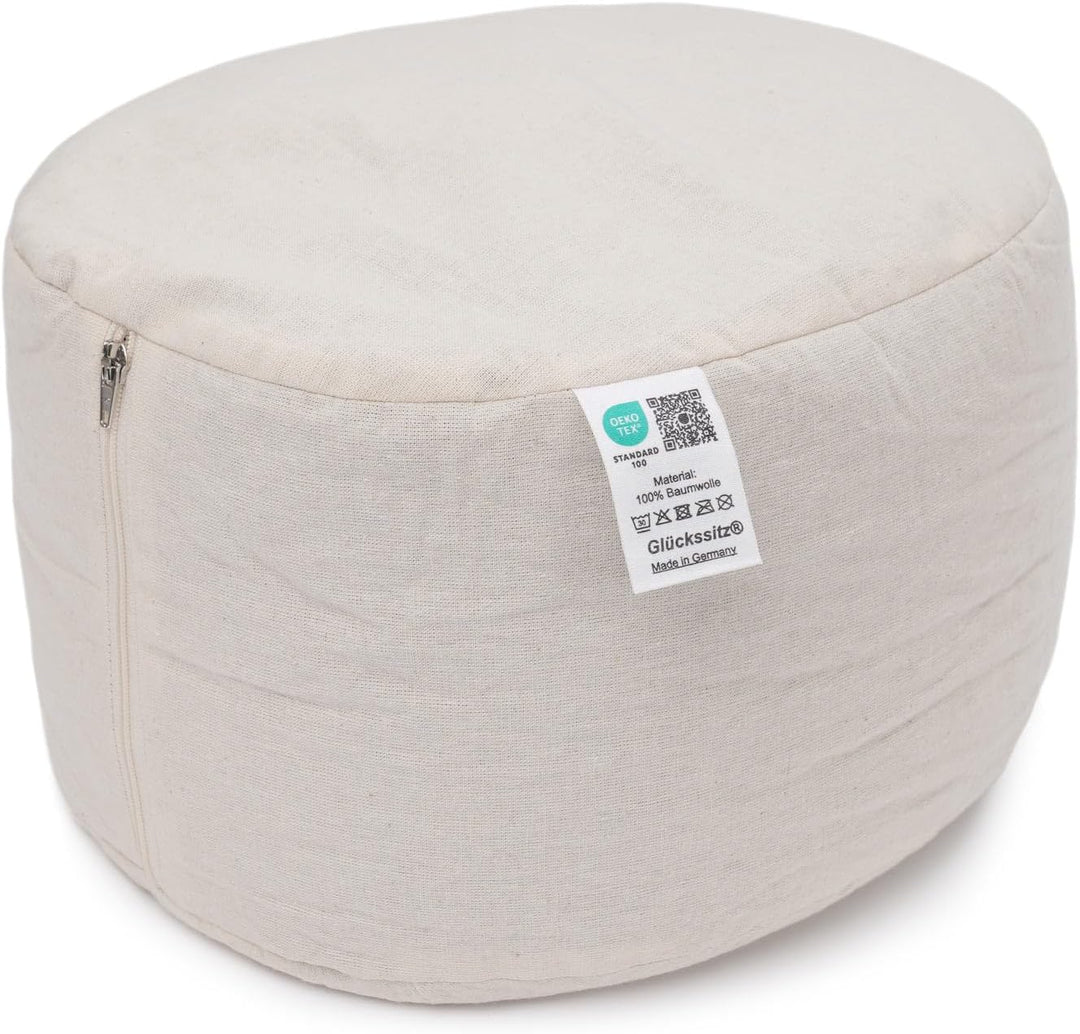 Yogabox Glückssitz® Yogakissen OVAL - regional hergestellt aubergine, aubergine