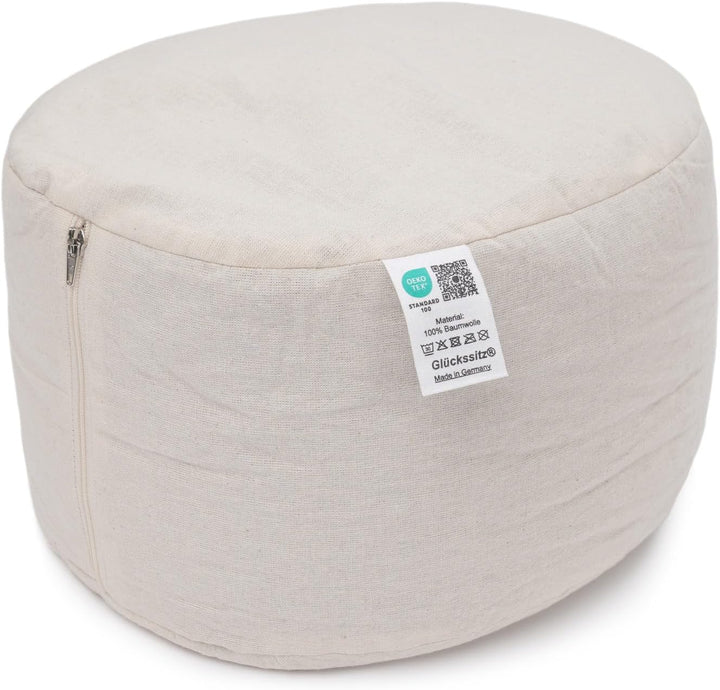 Yogabox Glückssitz® Yogakissen OVAL - regional hergestellt aubergine, aubergine