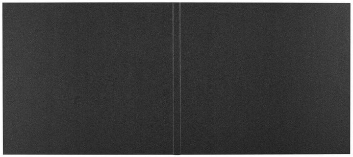 CD Hülle mit 2 Schlitzen, schwarz, Karton - 10er Pack