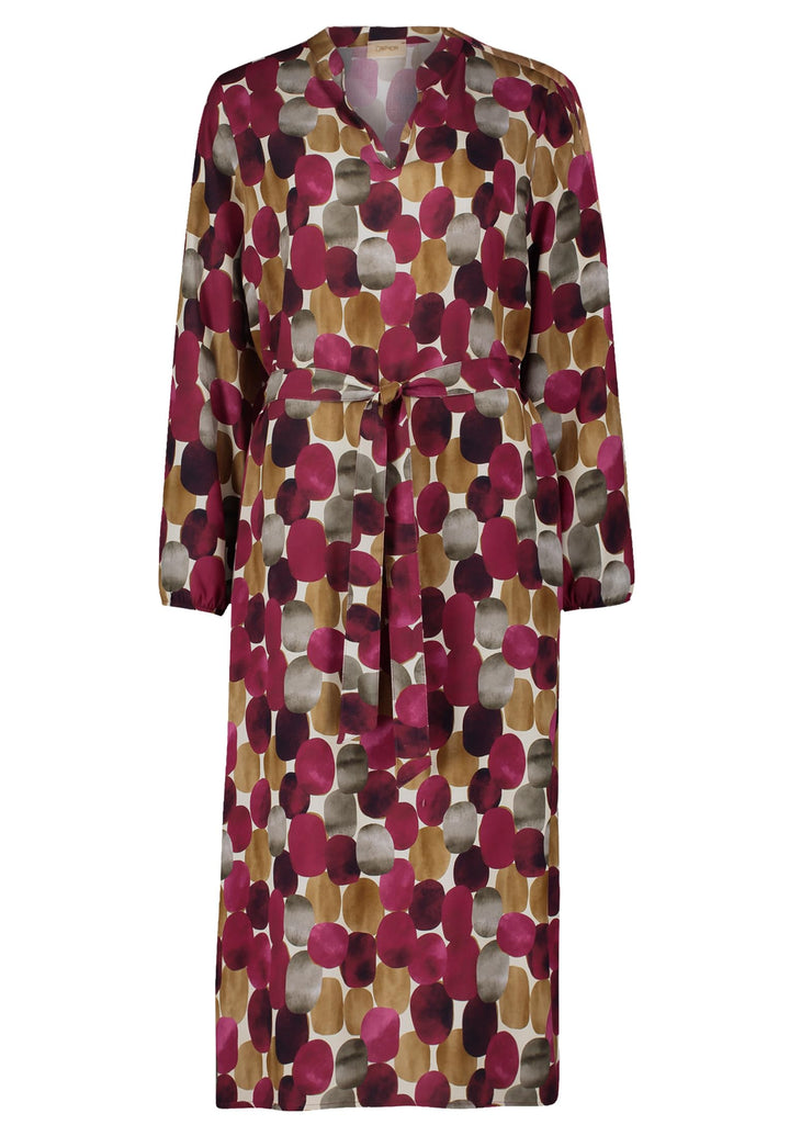Cartoon Damen 1636/7851 Kleid 70 Cremefarben/Violett, 70 Cremefarben/Violett