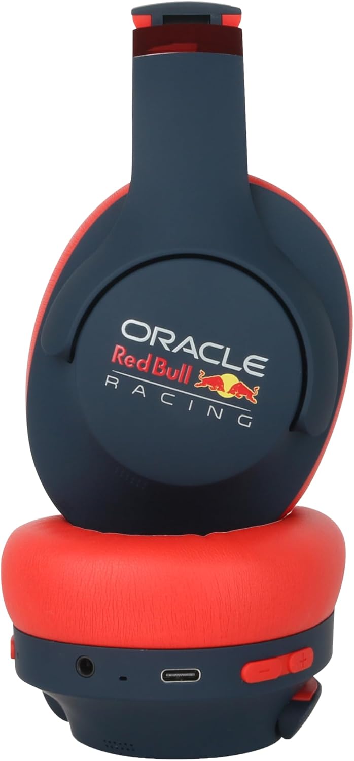 Red Bull Racing Bluetooth Kopfhörer RB-HP130 mit 40mm Treiber, USB-C, 11h Akku, AUX Anschluss, faltb
