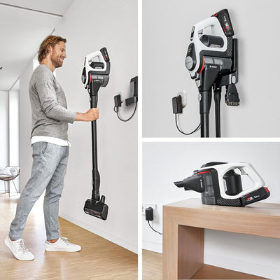 Bosch Akku-Staubsauger Unlimited Gen2 Serie 8 BKS8214W, beutellos, bis 45 Min Laufzeit, austauschbar