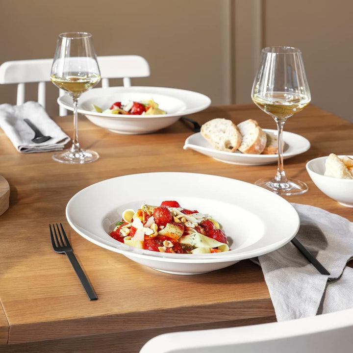 Villeroy und Boch Flow Pasta-Teller, Premium Porzellan Flow 30cm Pasta-Teller, Flow 30cm Pasta-Telle