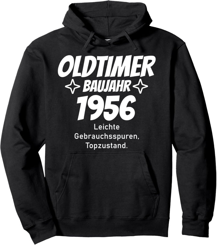 Oldtimer Baujahr 1956 Spruch Geschenk 63. Geburtstag lustig Pullover Hoodie