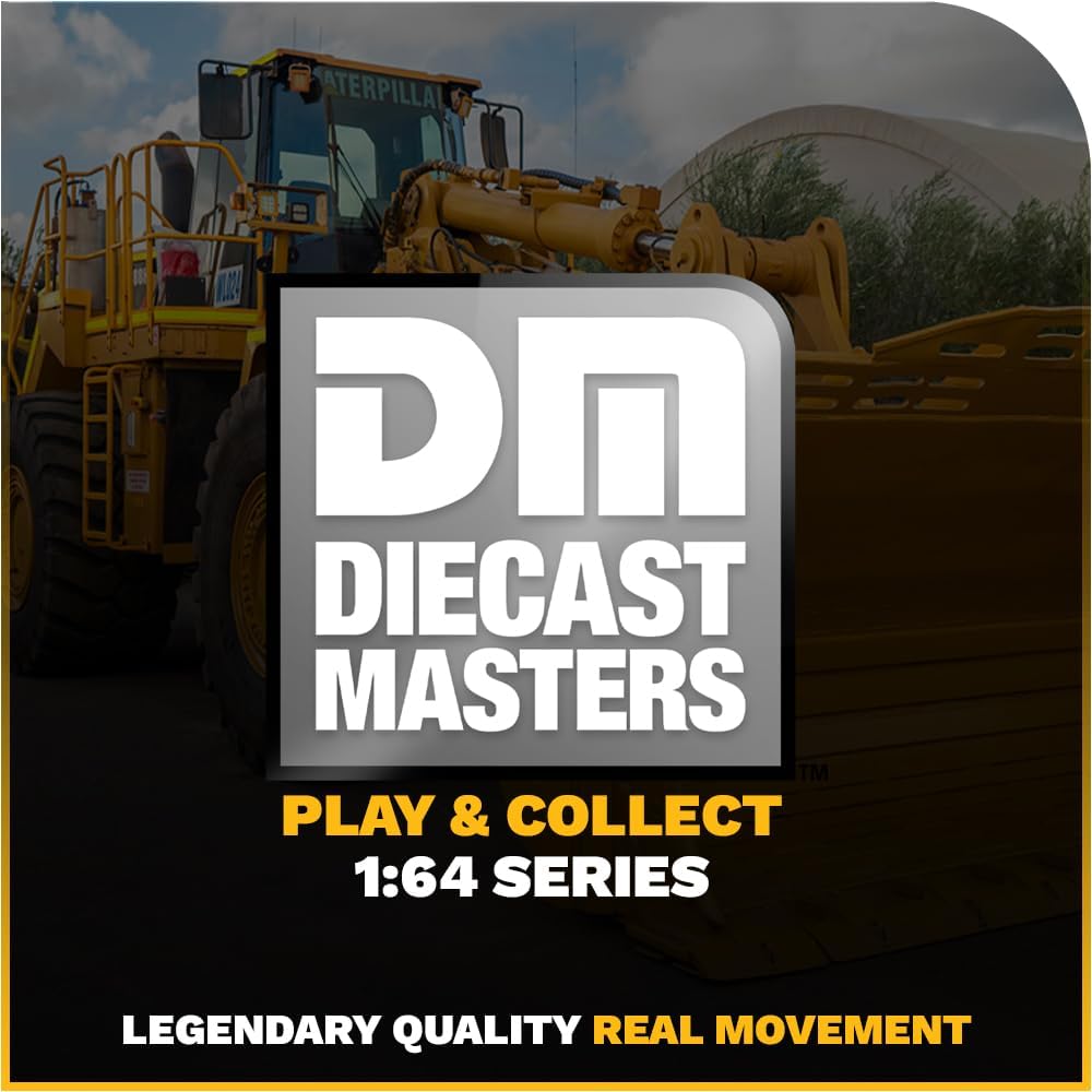 Diecast Masters Caterpillar Radlader 988H, detailgetreues CAT Baufahrzeug in Displayfenster-Box, Mas