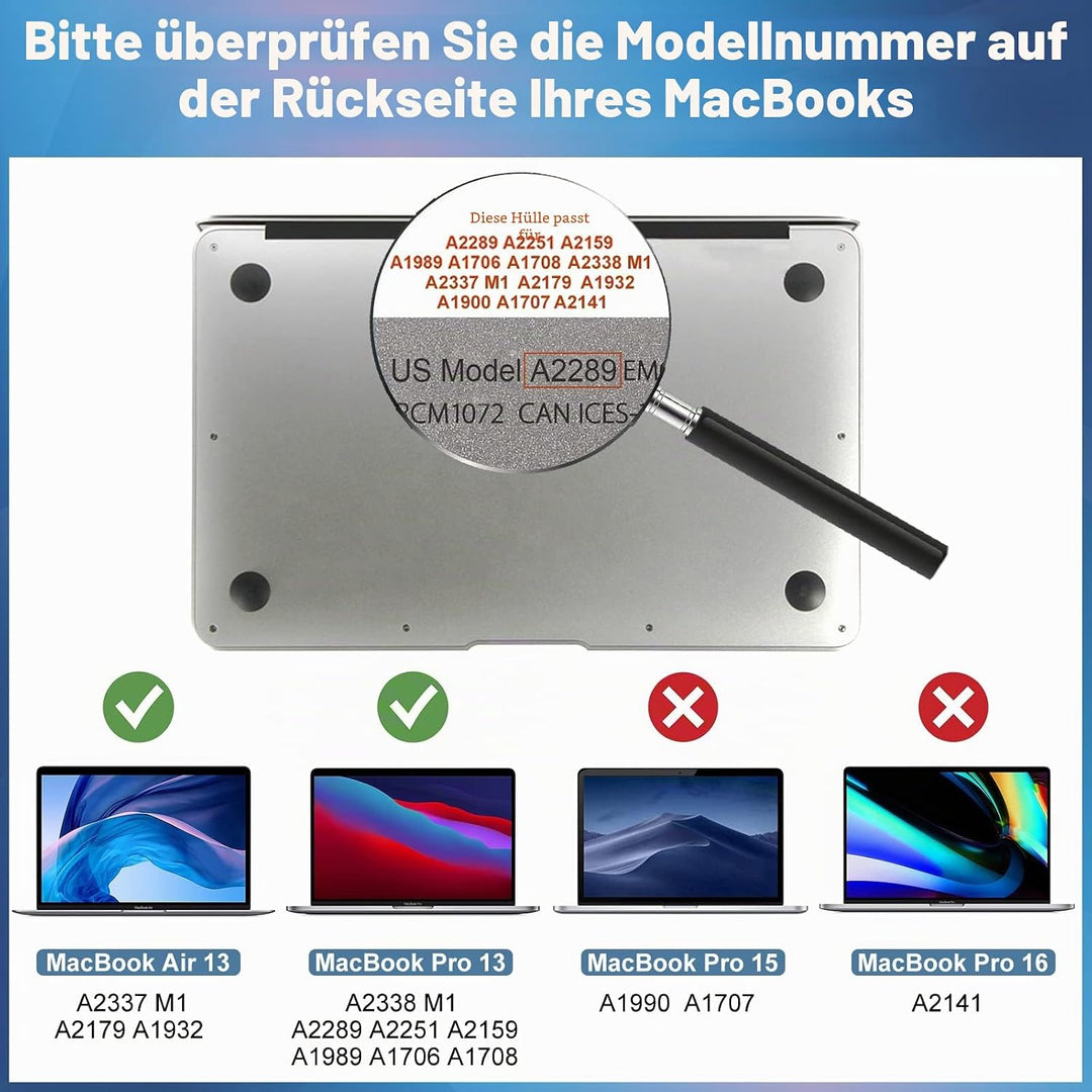[2 Pack] ProCase 9H Härte Displayschutzfolie für 13 Zoll MacBook Pro 13/ MacBook Air 13 Bildschirm-S