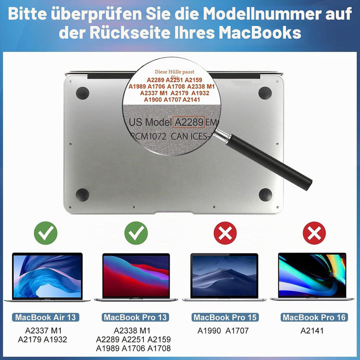 [2 Pack] ProCase 9H Härte Displayschutzfolie für 13 Zoll MacBook Pro 13/ MacBook Air 13 Bildschirm-S