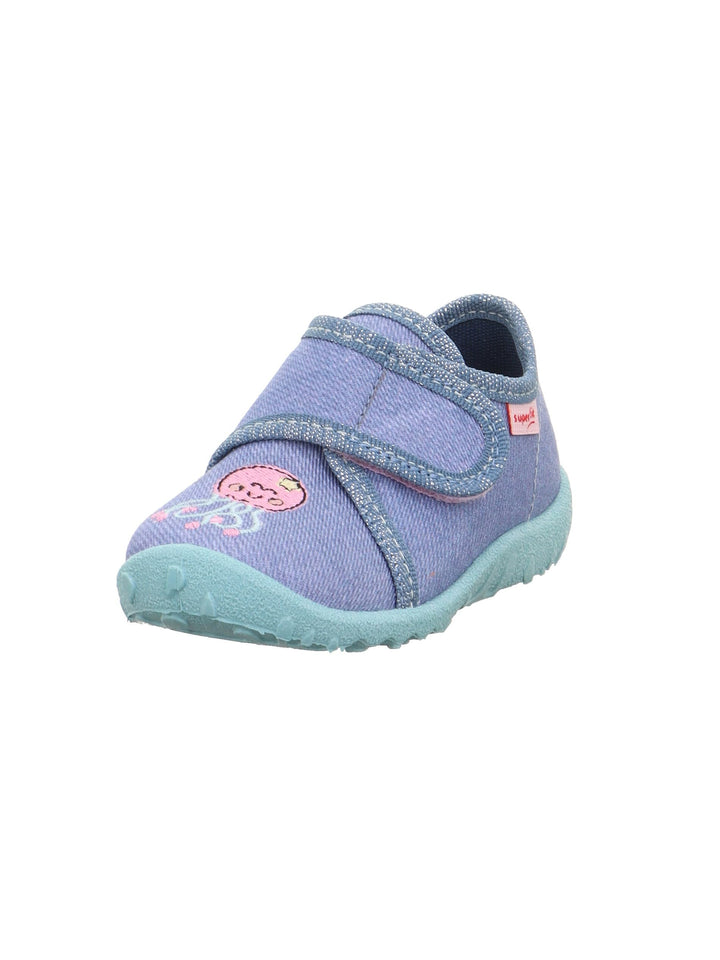 Superfit Mädchen Spotty Hausschuh 18 EU Hellblau 8420, 18 EU Hellblau 8420