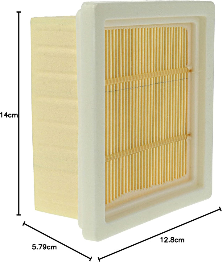 vhbw Filter-Set kompatibel mit Fox 350000066 Staubsauger - 2x Filter (HEPA-Filter, Vorfilter)