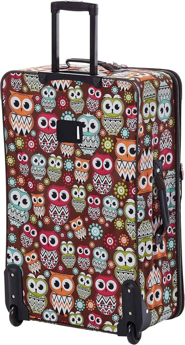 Rockland Jungle Softside Handgepäck-Set, Eule, Einheitsgrösse, Jungle Softside Handgepäck-Set Einhei