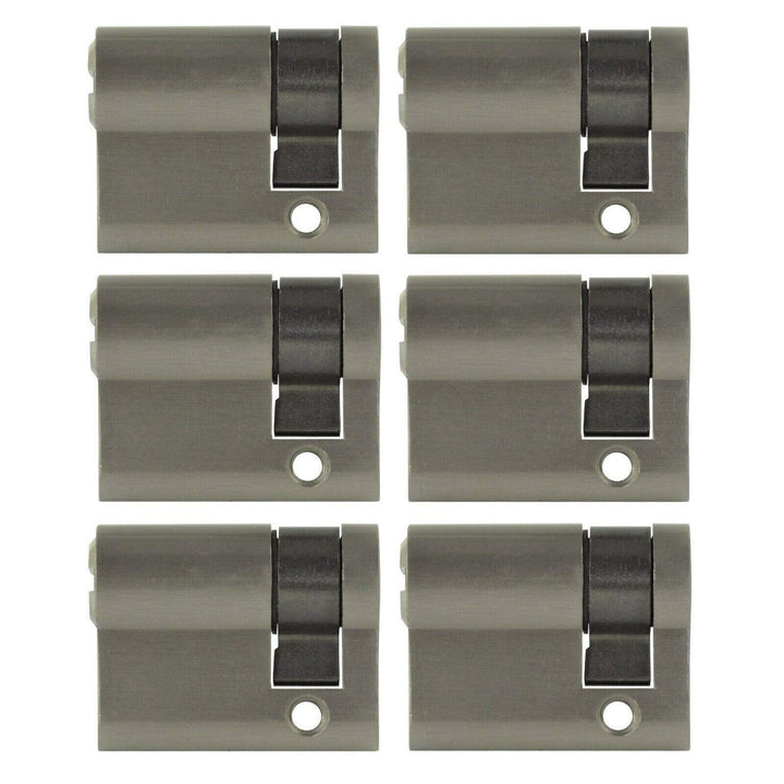 6x Halbzylinder 40 mm 30/10 gleichschliessend inkl. 30