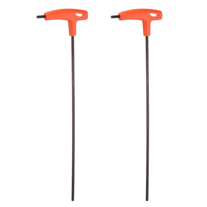 QUARKZMAN 2 Stück 5mm Innensechskantschlüssel T-Griff Schlüssel mit Flachkopf, Metrisch Länge 350mm