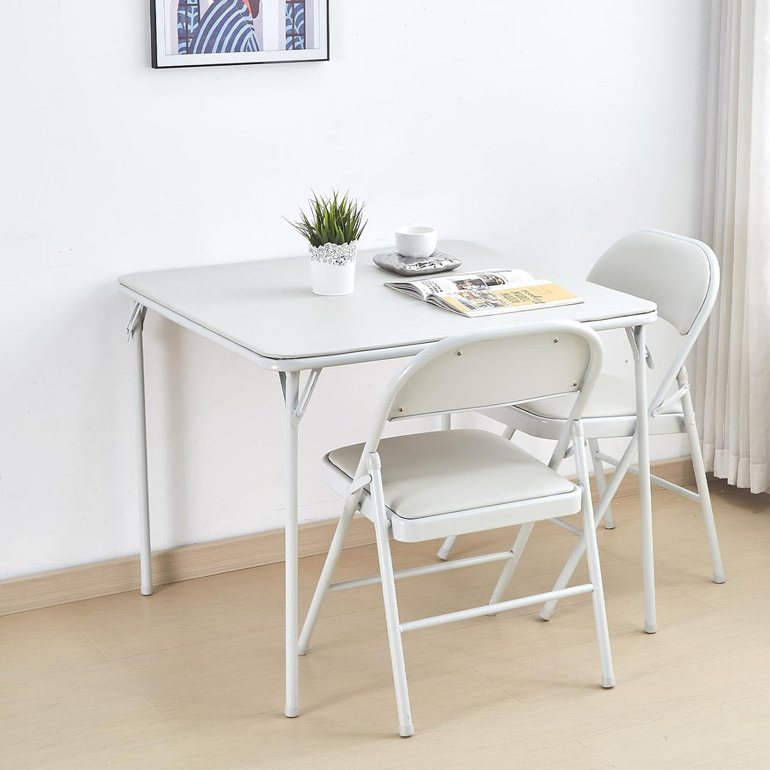 KAIHAOWIN Klapptisch Faltbarer 85 x 85 cm, Gartentisch Klappbar Vielseitig Einsetzbar, Quadratischer