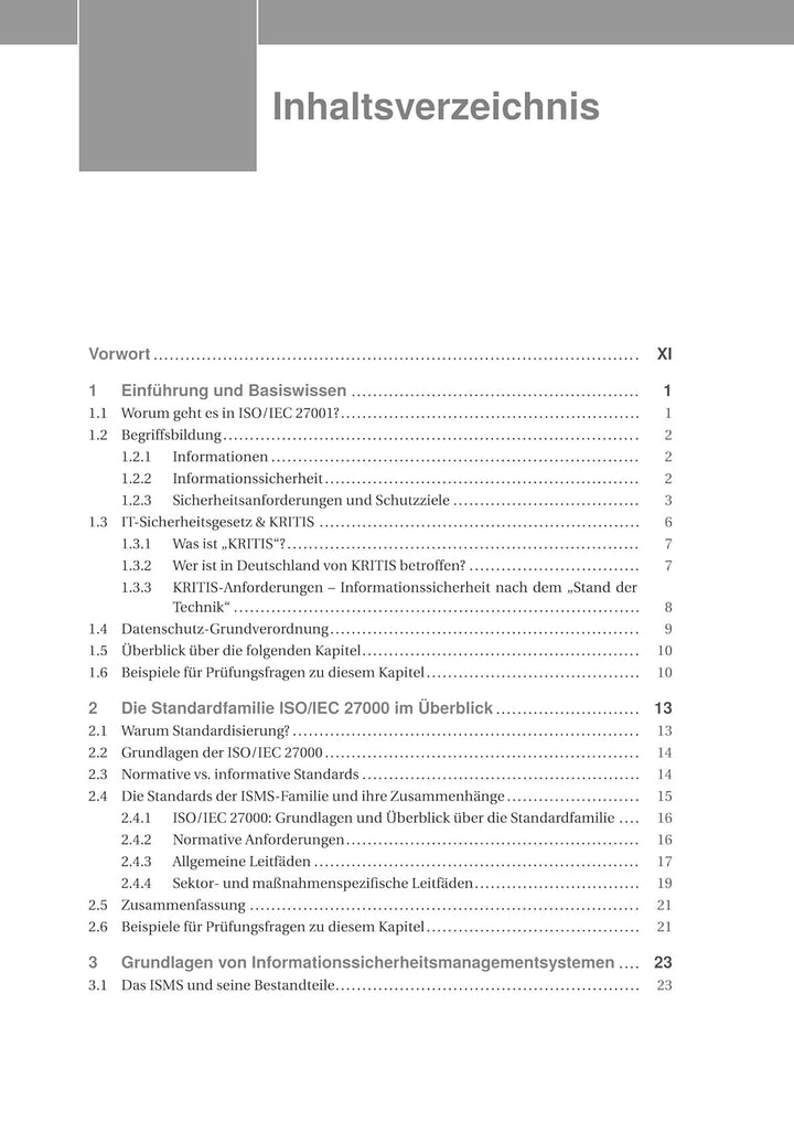 Praxisbuch ISO/IEC 27001: Management der Informationssicherheit und Vorbereitung auf die Zertifizier