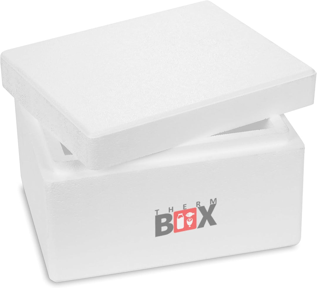 THERM BOX Styroporbox Verschiedene Grössen Volumen 1L bis 19L Isolierbox Thermobox Kühlbox Warmhalte