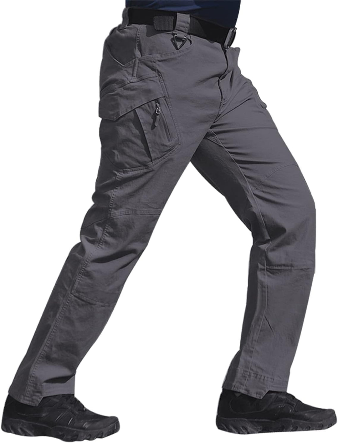 FEDTOSING Cargohose Herren Vintage Militär Tactical Hosen mit Stretch Arbeitshose Outdoor Viele Tasc