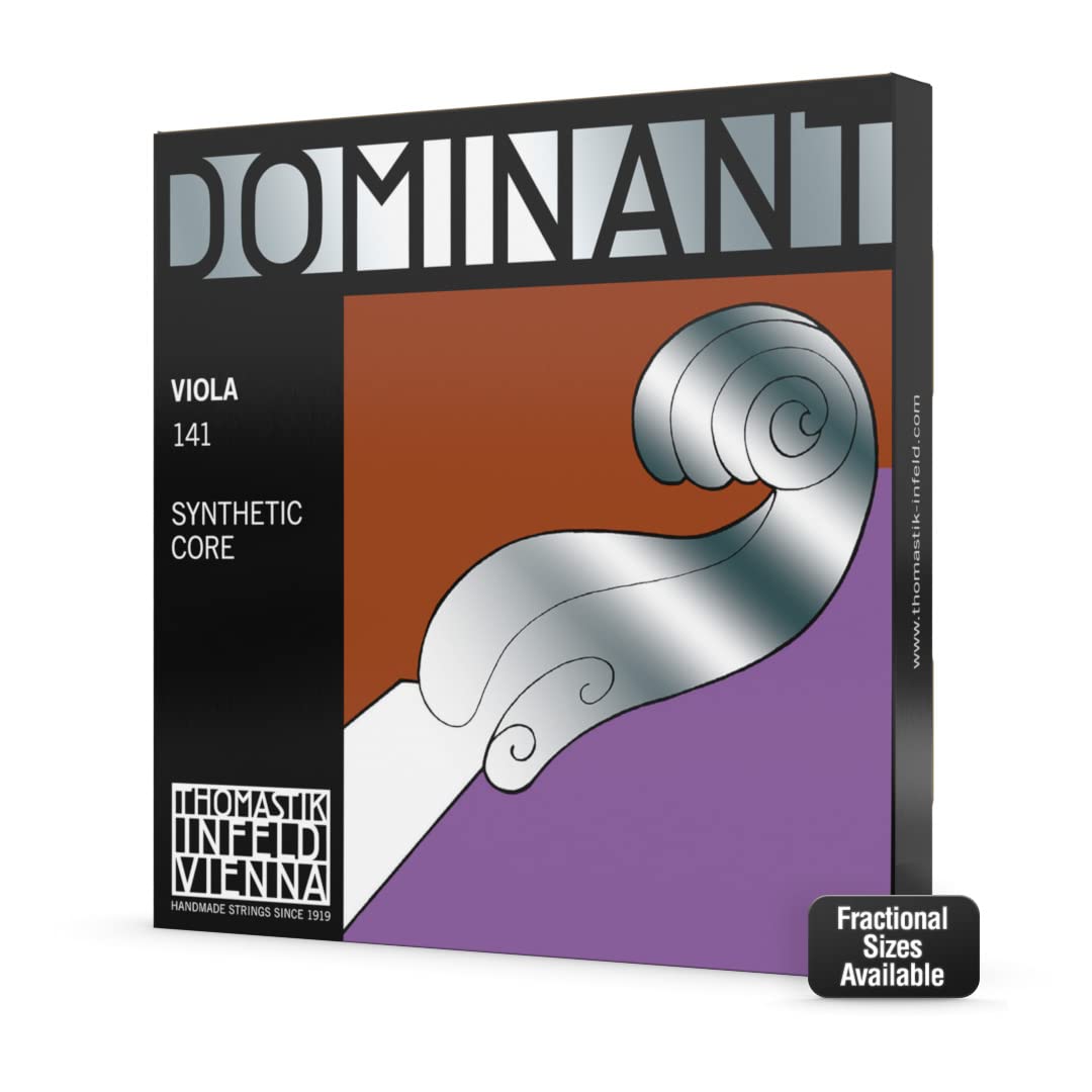 Thomastik 637080 Saiten für Viola Dominant Nylonkern, Satz 1/2 mittel mittel 1/2, mittel 1/2