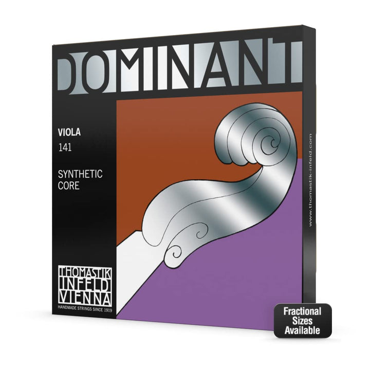 Thomastik 637080 Saiten für Viola Dominant Nylonkern, Satz 1/2 mittel mittel 1/2, mittel 1/2