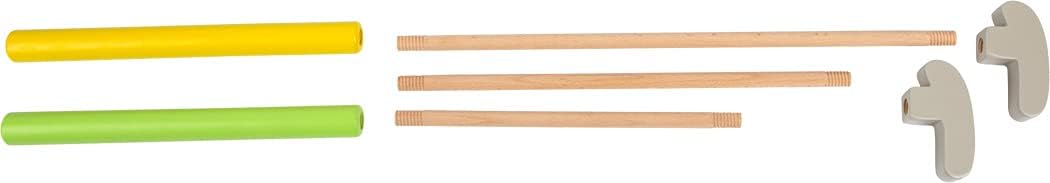 small foot Minigolf-Set "Active" aus Holz, FSC 100%-zertifiziert, 10 Hindernisse, Gartenspiel ab 5 J