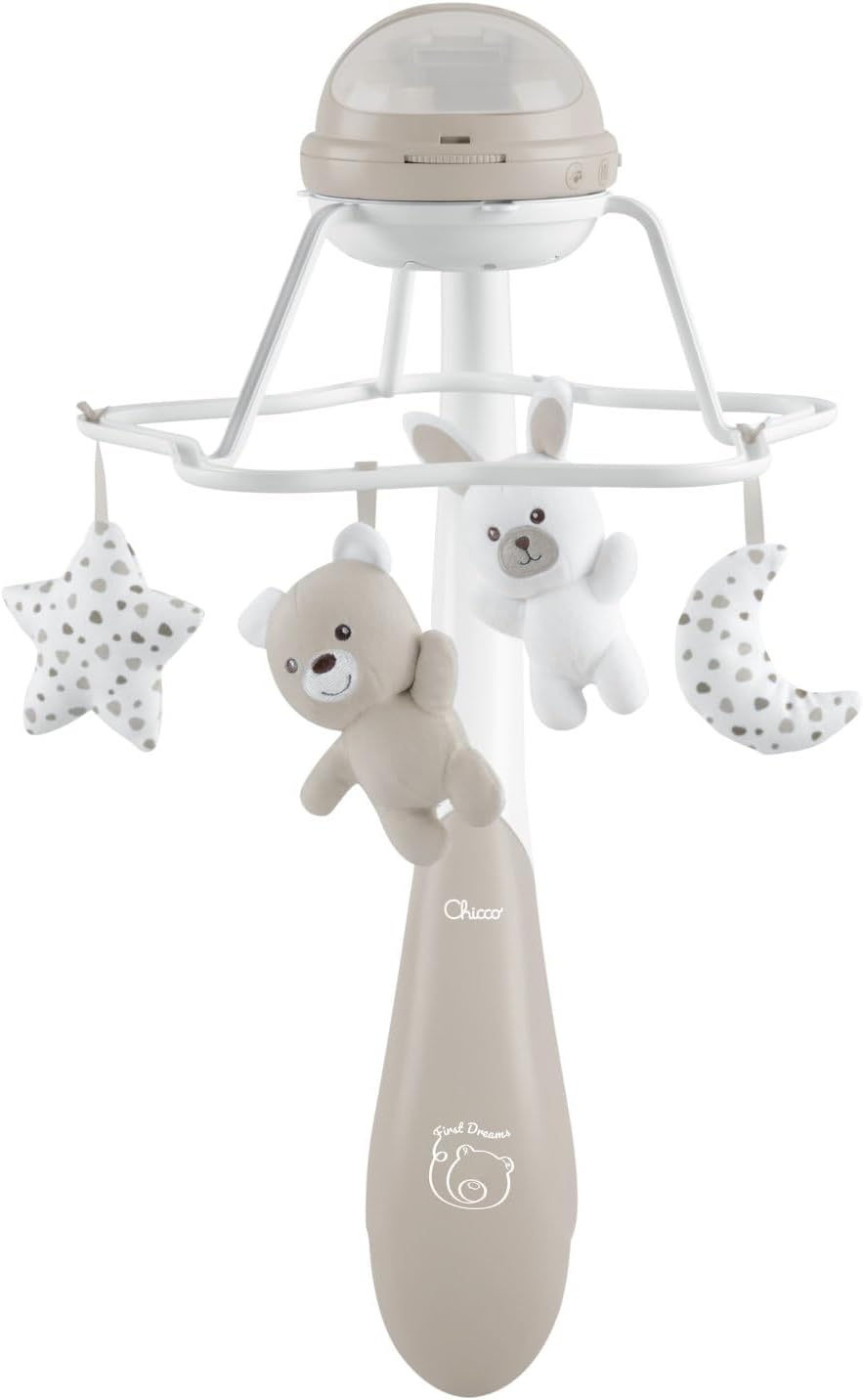 Chicco First Dreams Rainbow Musical Karussell, 3in1 Neugeborenen Karussell mit beruhigenden Melodien