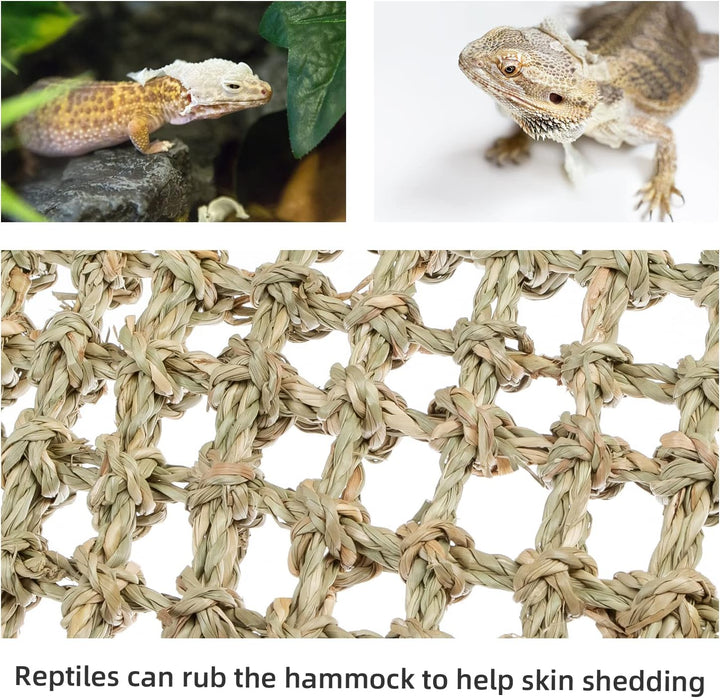 Niteangel Hängematte für Bartagamen: Liegeplatz für Chamäleons, Eidechsen, Geckos, Schlangen, Leguan