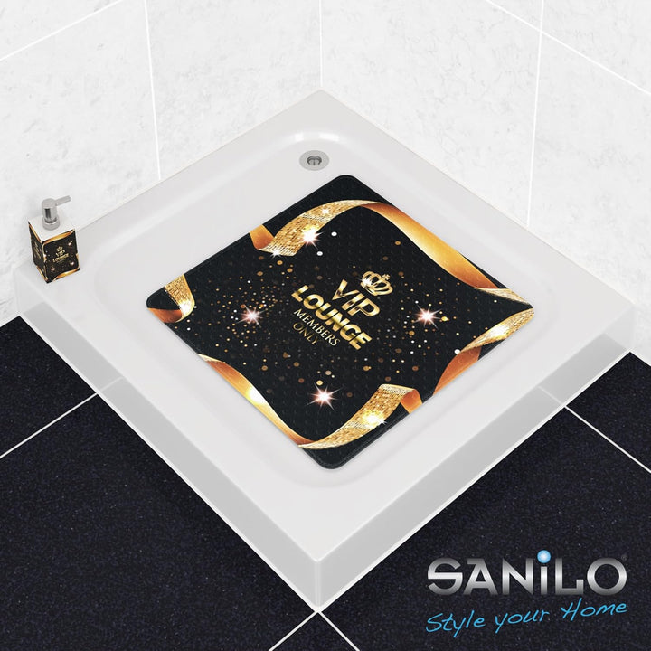 Sanilo Badematte 53 x 53 cm, rutschfeste Duschmatte für Dusche und Badewanne, Antirutschmatte maschi