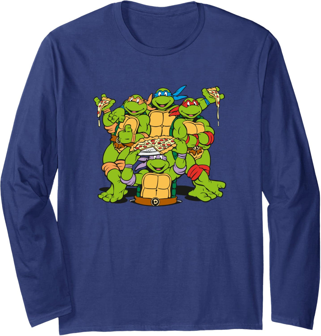 Teenage Mutant Ninja Turtles Old School Group Langarmshirt