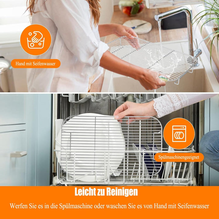 2 Stück Grillrost Edelstahl für Ninja Woodfire OG850EU OG901EU Ninja Woodfire XL Rost kompatibel mit