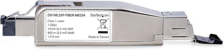 StarTech Gigabit Glasfaser auf RJ45 Konverter, PoE (D01ML55P-FIBER-MEDIA) | LWL Kupfer Umsetzer, Don