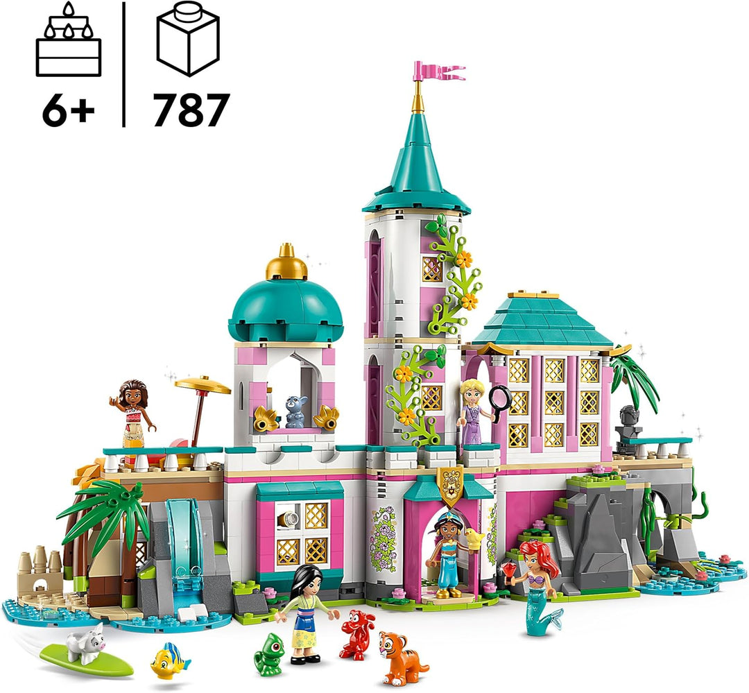 LEGO ǀ Disney Princess Schloss & königliche Haustiere – Set mit detaillierter Innenausstattung – ink