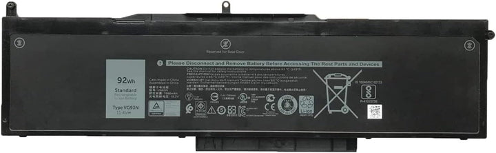 VG93N 0VG93N WFWKK 0WFWKK Laptop-Akku-Ersatz für Dell Precision 15 3520 3530 M3520 M3530 Latitude 55