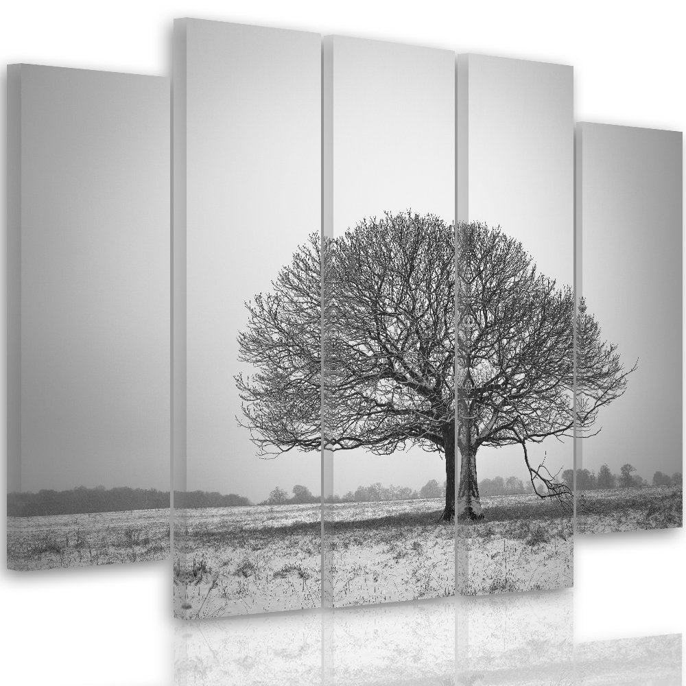 Feeby. Leinwandbild - 5 Teile - Bilder, Wand Bild, Wandbilder, Kunstdruck XXL, 5-Teilig, Typ B, 200x