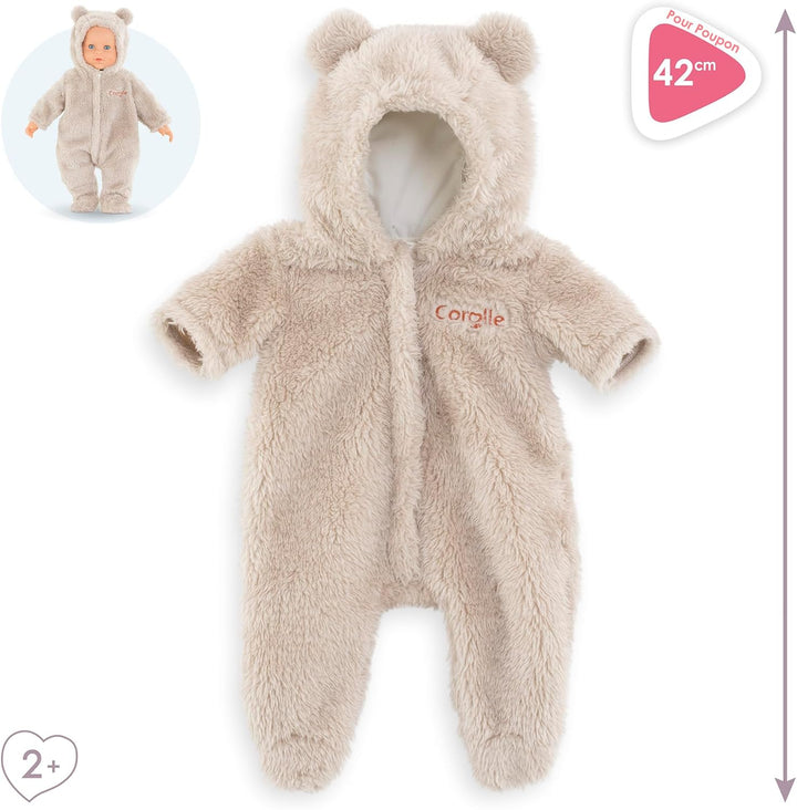 Corolle Schneeanzug, Teddy, Puppenzubehör, Puppenkleidung, für alle 42cm Babypuppen, ab 2 Jahre
