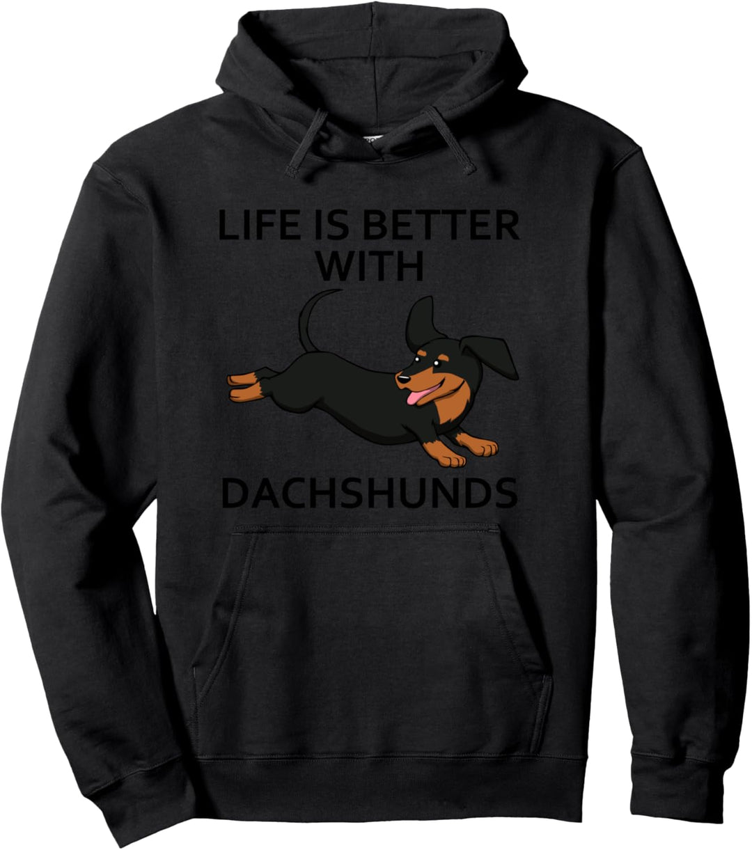 Hundehalter Dackel Mama Witziger Hunde Spruch Pullover Hoodie