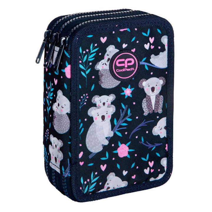 COOLPACK 3-FACH Mäppchen Federmappe Federtasche XXL Federtasche Federmappe Federmäppchen 44-teilig g