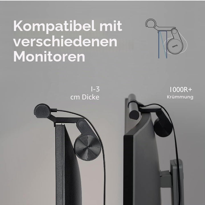 BenQ ScreenBar LED Monitor Lampe Schreibtischlampe bildschirmlampe mit Auto-Dimmen und Farbton-Anpas
