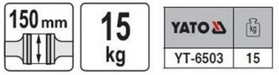 Yato YT-6503 Drehgelenk-Schraubstock 150 mm Typ schwer