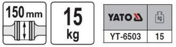 Yato YT-6503 Drehgelenk-Schraubstock 150 mm Typ schwer