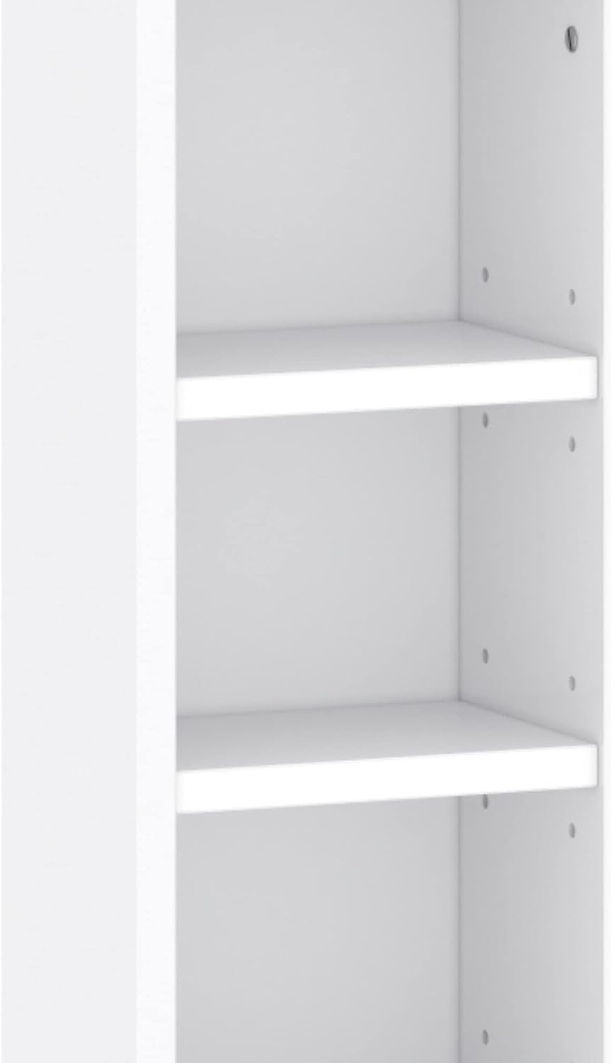 CD DVD Regal 102 CDs lub 36 DVDs/Blue Ray (Weiss, 20x21x91.8) Weiss 20 x 21 x 91.8, Weiss 20 x 21 x