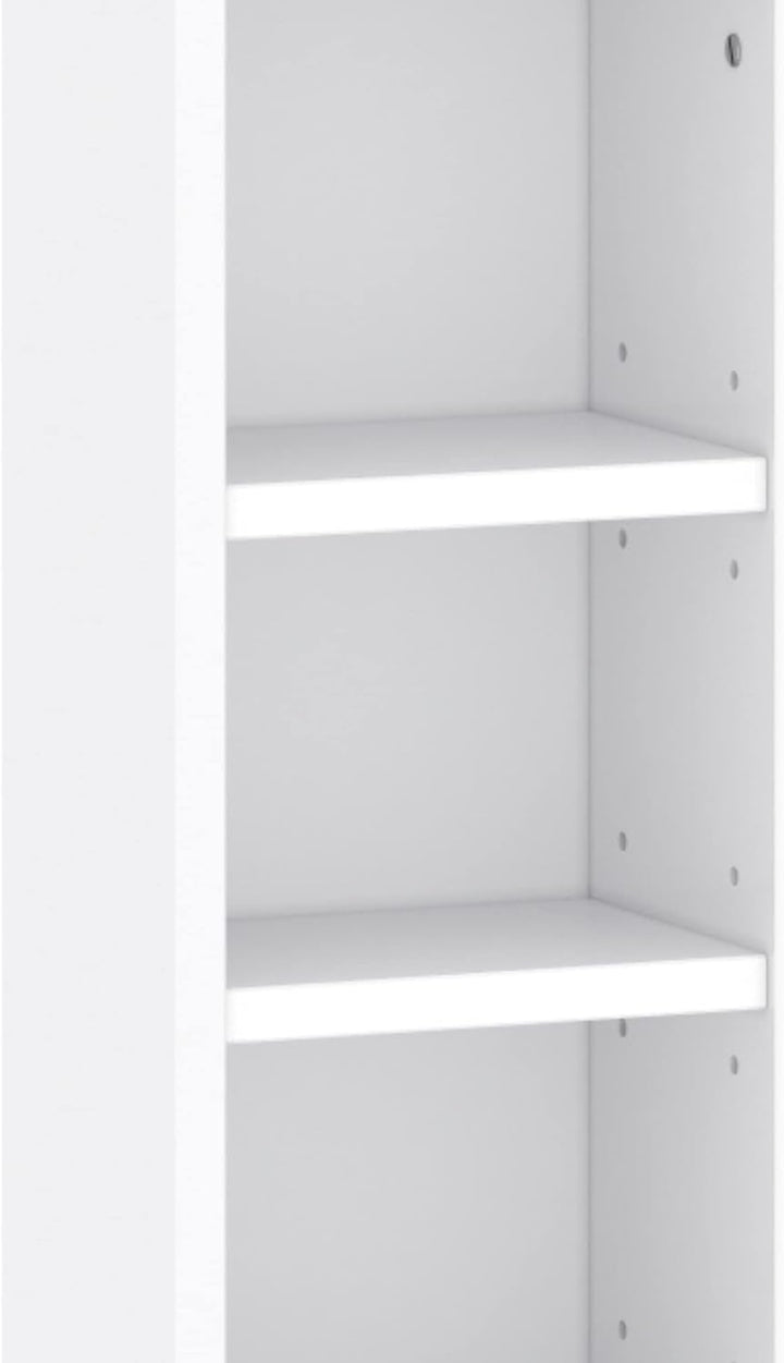 CD DVD Regal 102 CDs lub 36 DVDs/Blue Ray (Weiss, 20x21x91.8) Weiss 20 x 21 x 91.8, Weiss 20 x 21 x