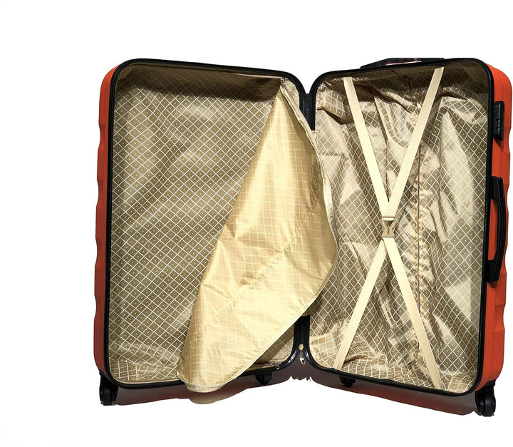 Kabinenkoffer / mittel/gross mit oder ohne Vanity, französische Marke, Orange (5806), Lot de 3 Valis