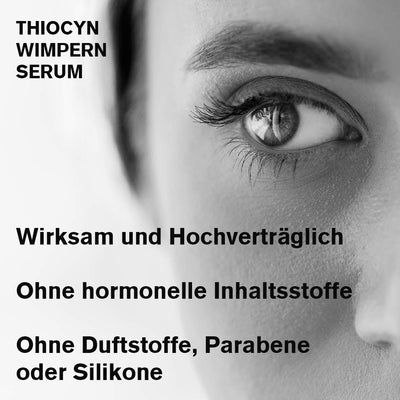 Thiocyn Wimpernserum & Augenbrauenserum ohne Hormone - Hormonfreies Lash Serum - Stimulation des Wim